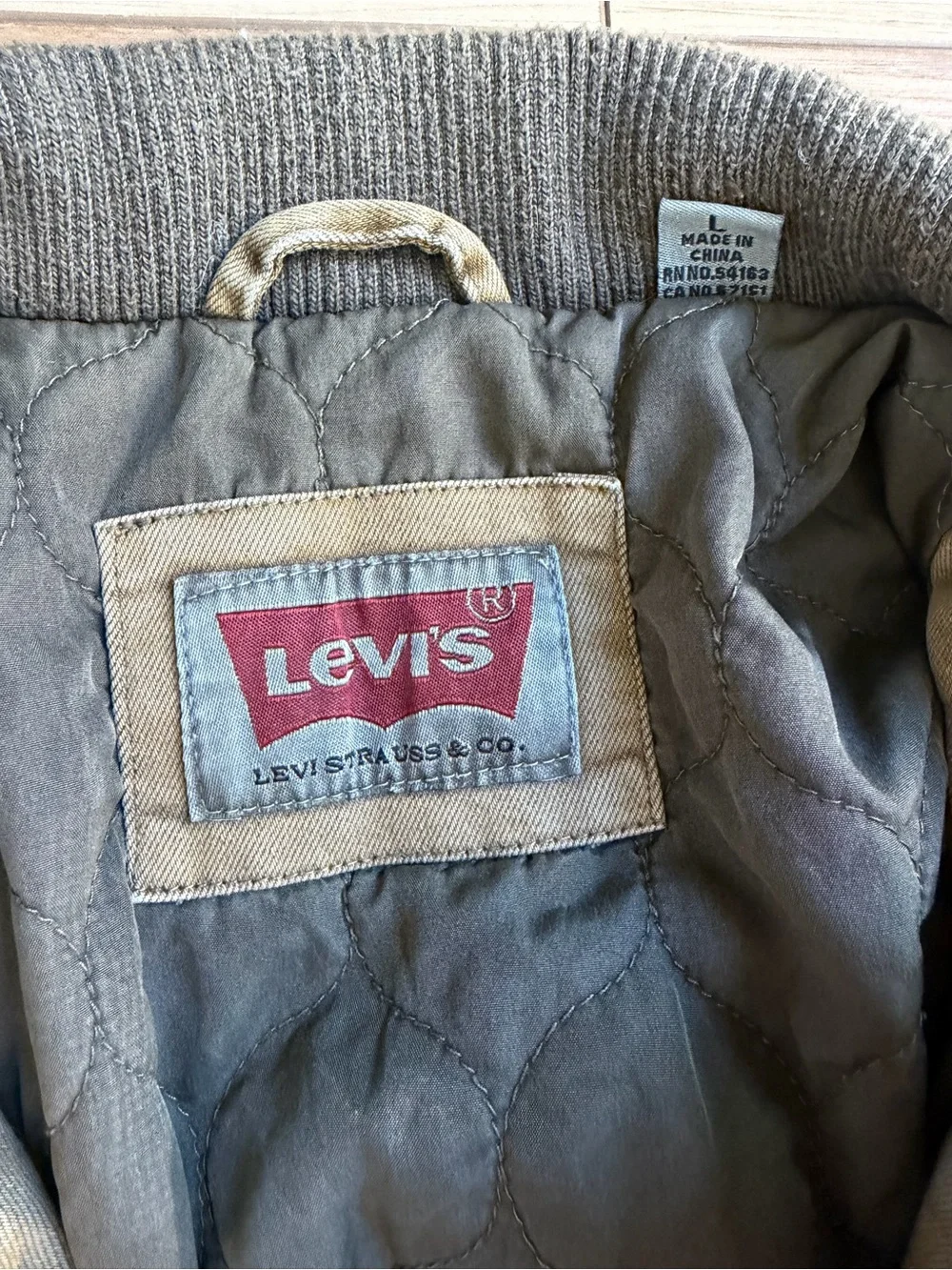 Levi’s Brown and Tan Work Jacket Size Large